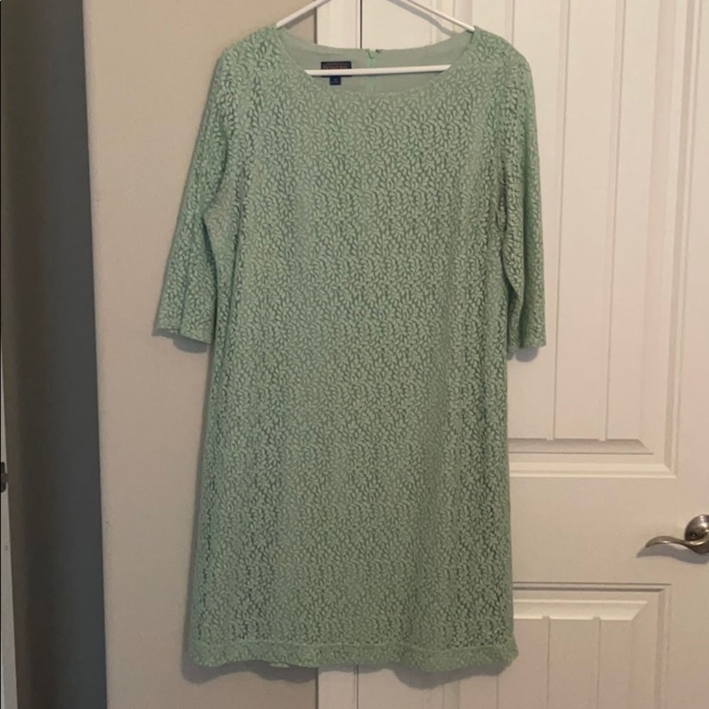 Lace 3/4 sleeve dress